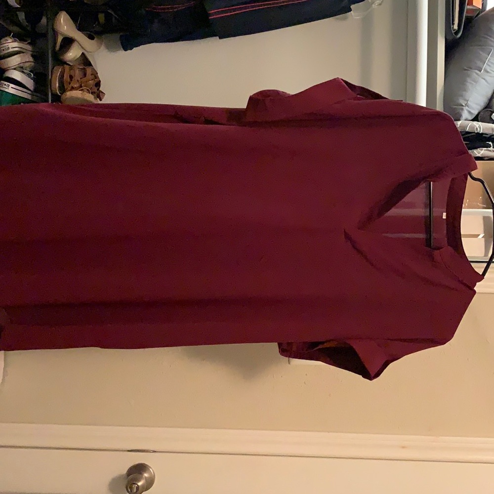 Maroon dress